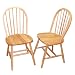 Kitchen & Housewares : Natural Spindle Windsor Chair-Set of 2