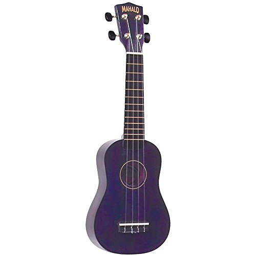 Mahalo U-30PP Painted Ukulele with Bag (Purple)