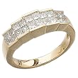 14kt Yellow Gold Stylish Stairway Diamond Anniversary Band