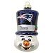 NFL Blown Glass Snowman Top Hat Ornament