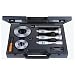Brown & Sharpe TESA 00980700 Tri-O-Bor Inside Micrometer Set, 2.4-3.6" Range, 0.0002" Graduation, +/-0.00016" Accuracy