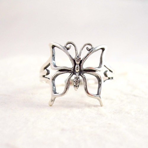 Click here to buy Sterling Silver Butterfly Ring.
