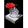 Fortune Products LB-5W Square Light Base with White LED's, 5" Length x 5" Width x 1-1/4" Height