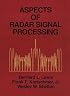 Aspects of Radar Signal Processing