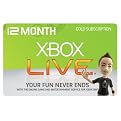 Xbox 360 Live 12 Month Gold Card