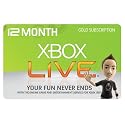 Xbox 360 Live 12 Month Gold Card