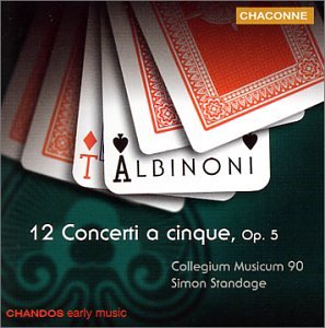 Albinoni - 12 Concerti A Cinque Op. 5 - Zortam Music