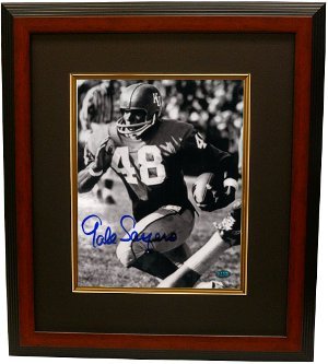 Gale Sayers signed Kansas Jayhawks 8x10 Photo Custom Framed