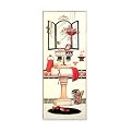 "Glamour Bath" Framed Art