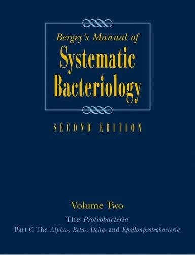 Bergey's ManualÂ® of Systematic Bacteriology: Volume 2: The Proteobacteria, Part B: The Gammaproteobacteria (Bergey's Manual of Systematic Bacteriology (Springer-Verlag))