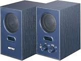 BUFFALO BSPK-MA04/BK 2chマルチメディアスピーカ 木製キャビネットタイプ
