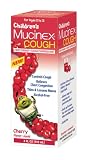 Mucinex Children's Liquid Cough Expectorant/Suppressant, Cherry, 4-Ounce Bottles (Pack of 2)