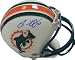 Ronnie Brown signed Miami Dolphins Replica Mini Helmet