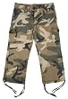 Girls Capri Pants in Subdued Woodland Cargo