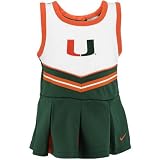 Nike Miami Hurricanes Preschool Green Cheer Dress & Bloomers