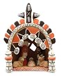 Ceramic figurine, 'Grotto Nativity' Ceramic figurine, 'Grotto Nativity'