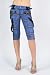 Tripp NYC Pretty Punk Capri Pants in Blue Plaid, Size: 26, Color: Blue Plaid