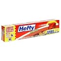 Hefty One Zip 2.5 Gallon Jumbo Storage/Freezer Bags, Case Pack, Nine - 12 Count Boxes (108 Bags)