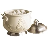 Lenox Linen Closet Earthenware Sugar with Lid