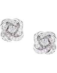 Boucheron Fine Womens Earrings 18K White Gold Ava Pivoine JCO00864