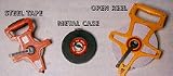 200' (60 Meters) Fiberglass Tape Measure - Open Reel