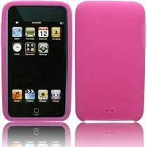 Touch 2 Pink Skin with screen protector for Apple Touch 2nd gen