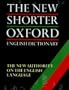 The New Shorter Oxford English Dictionary on Historical Principles. TWO VOLUMES