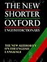 The New Shorter Oxford English Dictionary