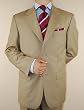 **NEW 2009 DESIGNER COLLECTION** New Mario Italian 2 Button Men Suits Virgin Wool 140s ~ Highest Quality ~ Perfect Fit ~ TAN Stripe