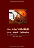 Noten - Akkorde - Grifftabellen: Autodidaktisches Erlernen von Instrumenten nach Band I und II
