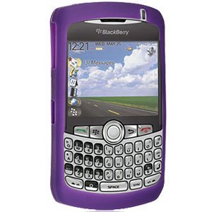 BlackBerry Curve 8310 Silicone Skin Case (Purple)