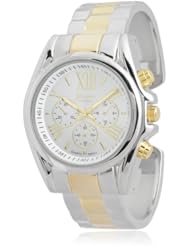 Brinley Co. Womens Stainless Steel Cuff Watch