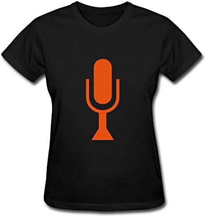 NASY Women's Vocals Cotton Short Sleeve T Shirt L Black