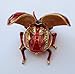 Lady Bug Bejeweled Trinket Jewelry Box