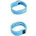 Nicequip TW64 Pedometer Smart Bracelet with Bluetooth & Calorie Counter for Android and iOS - Blue