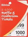 Silvine 1-1000 Raffle and Cloakroom Tickets