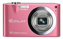 Casio EX-Z100 Compact Digital Camera - Pink (10.0MP, 4x Optical Zoom) 2.7 inch LCD