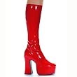 4.75 Inch Sexy Knee High Boots Chunky Heel Stretch Knee Hi Platform Boots