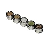 Lipper International 6500 Soho Stainless Steel Magnetic Containers,  Set of 5