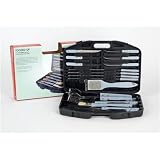 17 piece BBQ cooking set in carry case