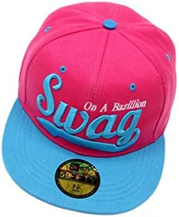 Dasot Casual Punk Vogue Swag Sunhat Baseball Cap Hipster Dancing Hop-pop Brim Hat Rose