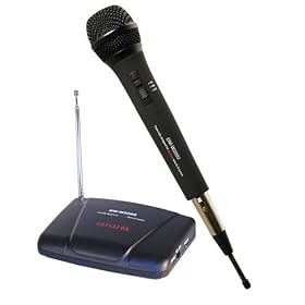 Professional Wireless Handheld Karaoke Microphone Transmitter Receiver System by 