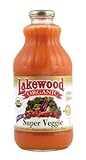 Lakewood Organic Super Veggie Juice, 32-Ounce Bottles (Pack of 6)