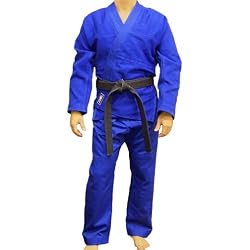 Judo / Jiu-Jitsu / Aikido Gi Piranha Gear Uniform (Double Weave), Blue