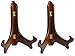 BANBERRY DESIGNS Walnut Wooden Easels - Premium Quality Folding Display Stand - 9