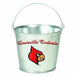 NCAA Louisville Cardinals 5-Quart Galvanized Pail
