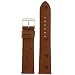 Watch Band Genuine Ostrich Leather Strap 16mm Tan with Quick Release Springs