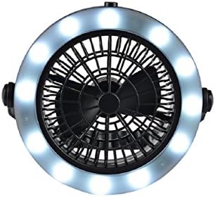 Zomatch 2-in-1 LED Camping Fan Light Lantern with 12 Super Bright lights,3 Modes for Indoor and Outdoor Camping,Hiking,Emergencies (Battery &amp; USB)