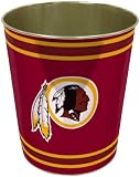 NFL Washington Redskins Metal Wastebasket