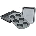 Chicago Metallic Non-Stick 4-Piece Toaster Oven Set